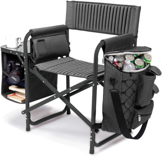 Thumbnail 1: Picnic Time Picnic Time Grey Fusion Chair 