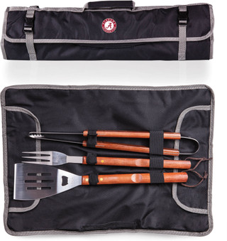 Thumbnail 4: ALABAMA CRIMSON TIDE Alabama Crimson Tide NCAA 3-pc. BBQ Tote & Tool Set 