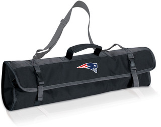 Thumbnail 6: New England Patriots New England Patriots NFL 3-pc. BBQ Tool Set 