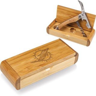 Thumbnail 4: Miami Dolphins Miami Dolphins Elan Corkscrew Box by Picnic Time 