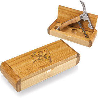 Thumbnail 4: Tampa Bay Buccaneers Tampa Bay Buccaneers Elan Corkscrew Box by Picnic Time 