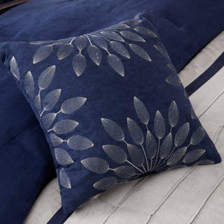 Thumbnail 12: Madison Park Madison Park Palmer Blue 7-pc. Comforter Set 