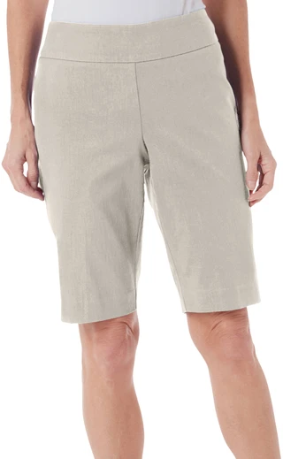 Thumbnail 1: Counterparts Counterparts Petite Pull-On Solid Skimmer Shorts 