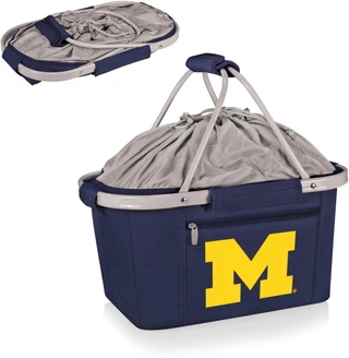 Thumbnail 4: Michigan Wolverines Michigan Wolverines Metro Basket Tote  