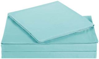 Thumbnail 4: My World My World Kids Solid Microfiber Sheet Set 