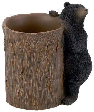 Thumbnail 1: AVANTI Avanti Black Bear Lodge Bathroom Tumbler 