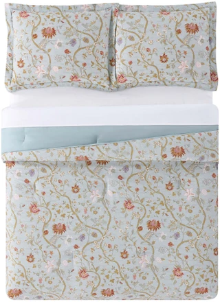Thumbnail 8: Style 212 Style 212 Bedford Blue Comforter Set 