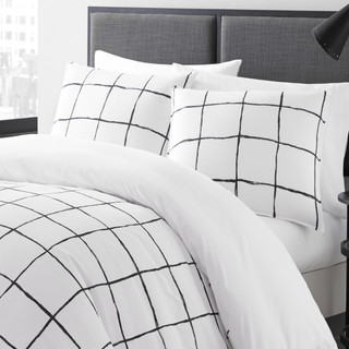 Thumbnail 6: City Scene City Scene Zander White Duvet Cover Set 