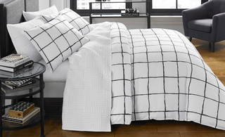 Thumbnail 3: City Scene City Scene Zander White Duvet Cover Set 