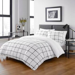 Thumbnail 12: City Scene City Scene Zander White Duvet Cover Set 