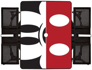 Thumbnail 3: Picnic Time Picnic Time Mickey Mouse Picnic Table Sport Folding Table 