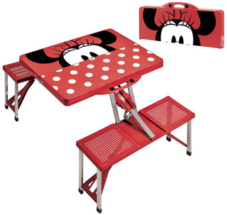 Thumbnail 1: Picnic Time Picnic Time Minnie Mouse Picnic Table Sport Folding Table 