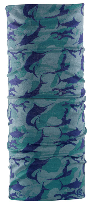 Thumbnail 2: Flying Fisherman Flying Fisherman Mens Marlin Camo Sunbandit Face Mask 
