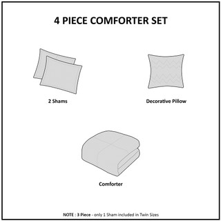 Thumbnail 21: Mi Zone Mi Zone Kids Tessa Tassel Comforter Set 