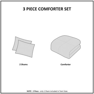 Thumbnail 15: Natori N Natori Sakura Blossom 3-pc. Comforter Set 