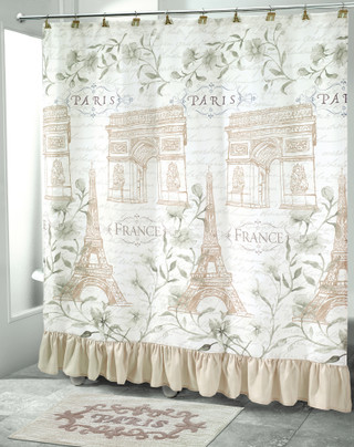 Thumbnail 4: AVANTI Avanti Paris Botanique Shower Curtain 
