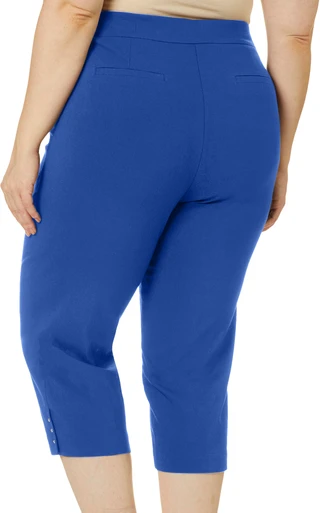 Thumbnail 2: Counterparts Counterparts Plus Pull-On Career Capris 