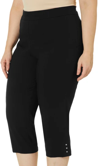 Thumbnail 2: Counterparts Counterparts Plus Pull-On Career Capris 