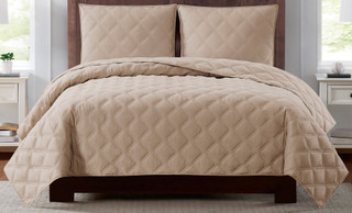 Thumbnail 3: Truly Soft Truly Soft Everyday 3D Puff Quilted Quilt Set 