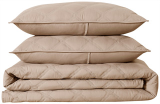 Thumbnail 6: Truly Soft Truly Soft Everyday 3D Puff Quilted Quilt Set 