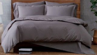 Thumbnail 4: Brooklyn Loom Brooklyn Loom Classic Cotton Duvet Cover Set 