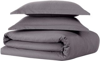 Thumbnail 8: Brooklyn Loom Brooklyn Loom Classic Cotton Duvet Cover Set 