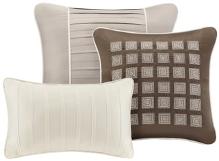Thumbnail 9: Madison Park Madison Park Trinity 7-pc. Comforter Set 