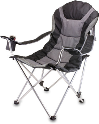 Thumbnail 2: Picnic Time Picnic Time Black Reclining Camping Chair 