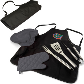 Thumbnail 4: UF NCAA UF BBQ Apron Tote Pro by Picnic Time 