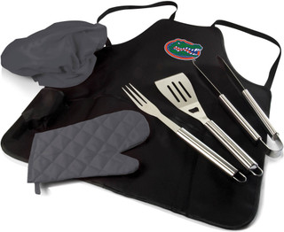 Thumbnail 2: UF NCAA UF BBQ Apron Tote Pro by Picnic Time 