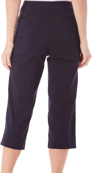 Thumbnail 4: Counterparts Counterparts Womens Pull On 3-Rivet Career Capris 