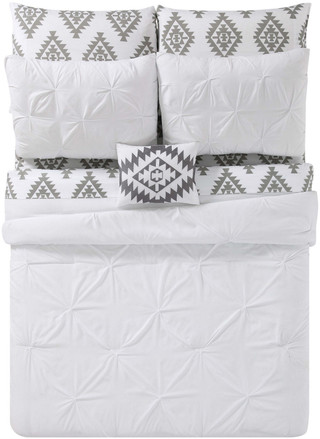 Thumbnail 10: Truly Soft Truly Soft Pleated Pueblo Comforter Set 