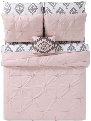 Thumbnail 10: Truly Soft Truly Soft Pleated Pueblo Comforter Set 