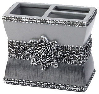 Thumbnail 1: AVANTI Avanti Granite Braided Medallion Toothbrush Holder 