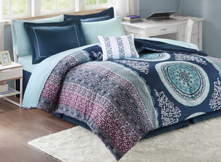 Thumbnail 5: Intelligent Design Intelligent Design Loretta Comforter & Sheet Set 