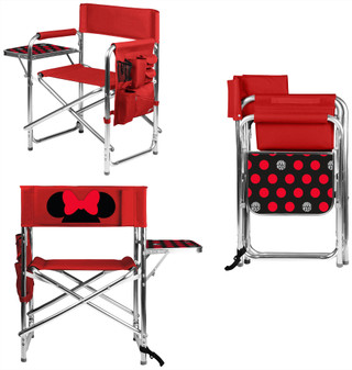 Thumbnail 3: Picnic Time Picnic Time Minnie Mouse Folding Sports Chair 
