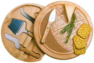 Thumbnail 3: Toscana Toscana Death Star Circo Cheese Board & Tools Set 