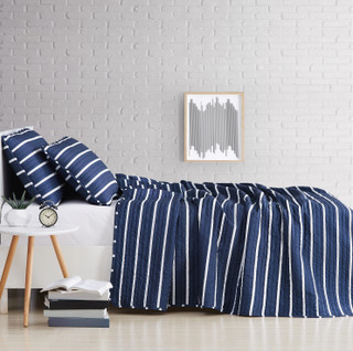 Thumbnail 8: Truly Soft Truly Soft Maddow Stripe Quilt Set 