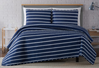 Thumbnail 4: Truly Soft Truly Soft Maddow Stripe Quilt Set 