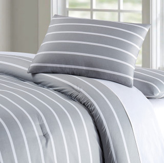 Thumbnail 8: Truly Soft Truly Soft Maddow Stripe Comforter Set 