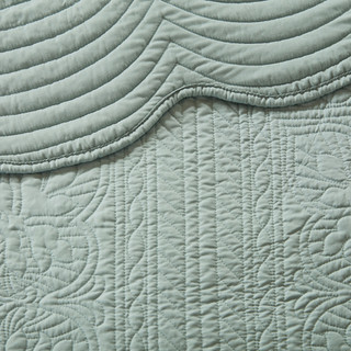 Thumbnail 18: Madison Park Madison Park Tuscany Scalloped Edge Coverlet Set 