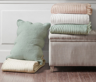 Thumbnail 9: Madison Park Madison Park Tuscany Scalloped Edge Coverlet Set 