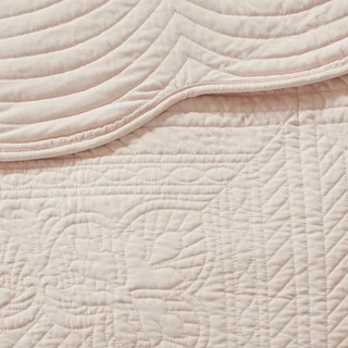 Thumbnail 12: Madison Park Madison Park Tuscany Scalloped Edge Coverlet Set 