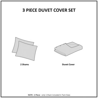 Thumbnail 24: Madison Park Madison Park Cassadra 3-pc. Duvet Cover Set 