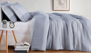 Thumbnail 16: Truly Soft Truly Soft Grey Multi Stripe Duvet Cover Set 