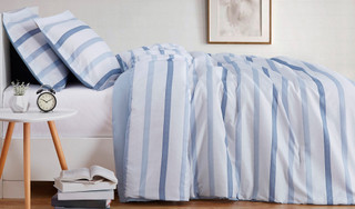 Thumbnail 12: Truly Soft Truly Soft Waffle Stripe Duvet Cover Set 