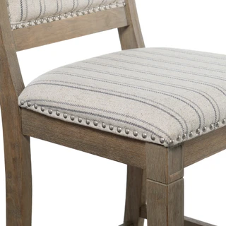 Thumbnail 8: Linon Linon Stella Grey Counter Height Stool 