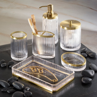 Thumbnail 10: Nicole Miller Louise Bathroom Collection Vantiy Tray 