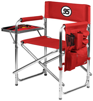 Thumbnail 4: Picnic Time Oniva Disney Cars Lightning McQueen Folding Sports Chair 