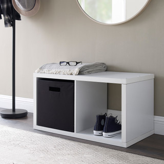 Thumbnail 4: Linon Linon Conrad 2 Cubby Storage Cabinet 